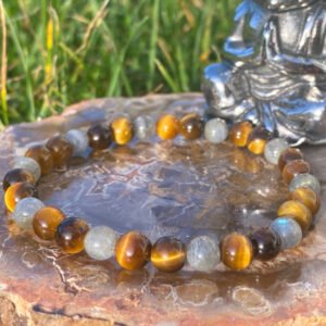 Labradorite et Oeil de Tigre