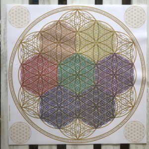 Fleur de Vie 7 chakras 20 / 20cm