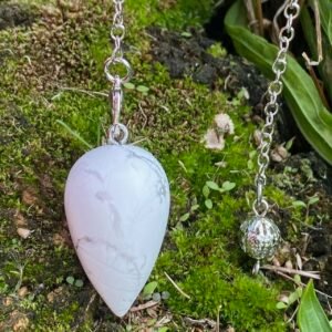 Pendule Howlite Goutte